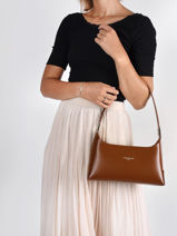 Bucket Bag Suave Leder Lancaster Bruin suave ace 20-vue-porte